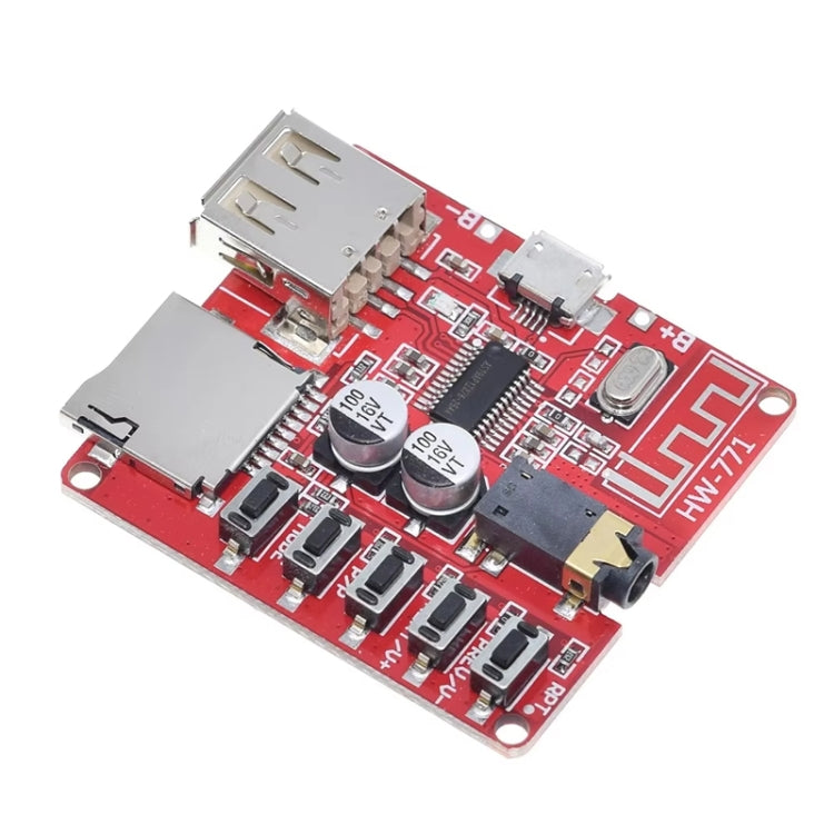 Bluetooth Decoder Board MP3 Lossless Car Speaker Amplifier Modification Bluetooth 4.1 Circuit Board(5 Keys) - Breadboard / Amplifier Board by buy2fix | Online Shopping UK | buy2fix