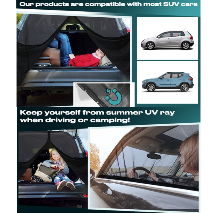 Car Rear Trunk Ventilation Shade Anti-mosquito Screen Cover, Size: S(Set) - Window Foils & Solar Protection by buy2fix | Online Shopping UK | buy2fix