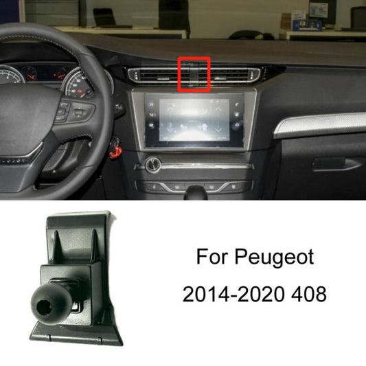 For Peugeot Car-mounted Special Mobile Phone Navigation Bracket Base, Model: 14-20 408 - Special Car Holders by buy2fix | Online Shopping UK | buy2fix