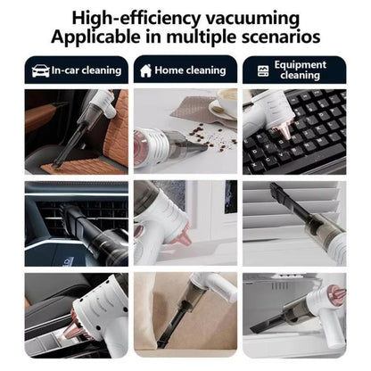 Mini Powerful Car Wireless Vacuum Cleaner Household Handheld Desktop Cleaner(White) - Vacuum Cleaner by buy2fix | Online Shopping UK | buy2fix