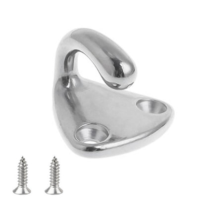 316 Stainless Steel Yacht Fender Hook Coat Hook with 2 x 2.9x13 Screws - Marine Accessories & Parts by buy2fix | Online Shopping UK | buy2fix