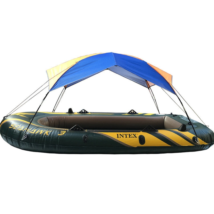 68349 Folding Awning Canoe Rubber Inflatable Boat Parasol Tent for 3 Person,Boat is not Included - Marine Accessories & Parts by buy2fix | Online Shopping UK | buy2fix