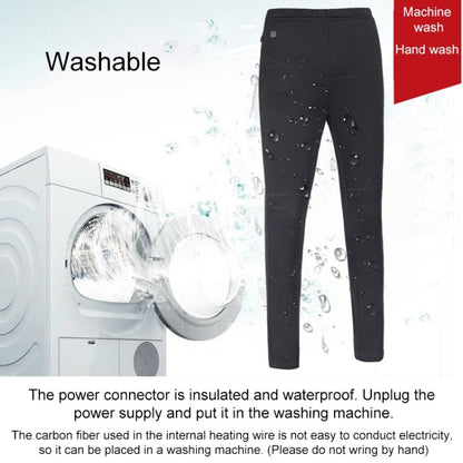 USB Secure Smart Thermostat Hair Hot Pants for Men (Color:Black Size:XXXXXL) - Pants by buy2fix | Online Shopping UK | buy2fix