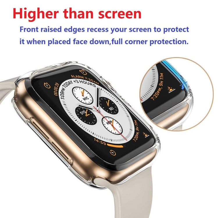 ENKAY Hat-Prince 2 in 1 TPU Semi-clad Protective Shell + 3D Full Screen PET Curved Heat Bending HD Screen Protector for Apple Watch Series 4 44mm - Watch Cases by ENKAY | Online Shopping UK | buy2fix