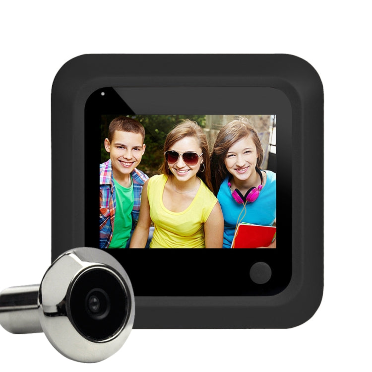 X5 2.4 inch Screen 2.0MP Security Camera No Disturb Peephole Viewer, Support TF Card(Black) - Security by buy2fix | Online Shopping UK | buy2fix