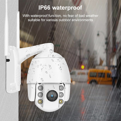 QX2 1080P HD 360 Degrees Panoramic WiFi Day and Night Full-color Waterproof Smart Camera, Support Motion Detection / Two-way Voice / TF Card, US Plug - Security by buy2fix | Online Shopping UK | buy2fix