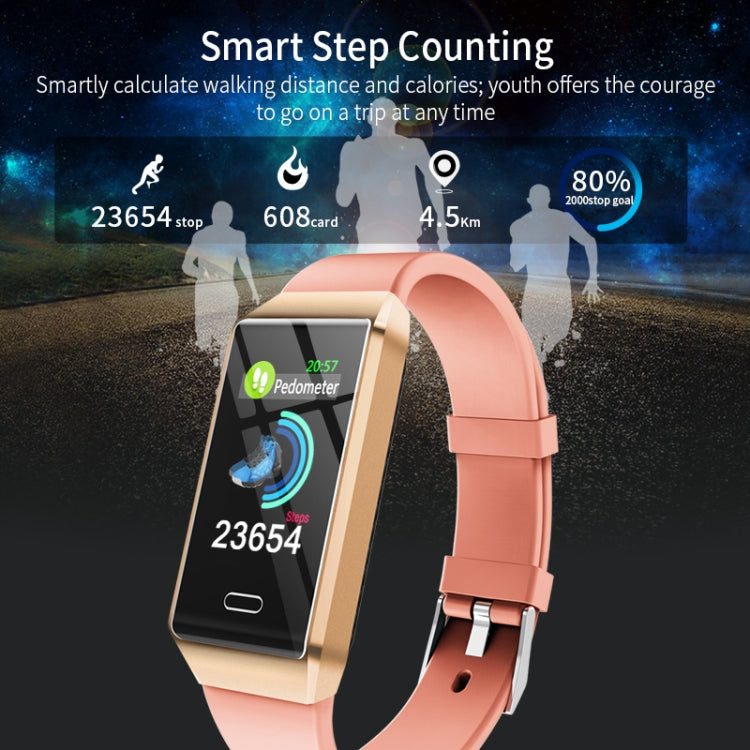 X9 1.14 inches TFT Screen Smart Bracelet IP67 Waterproof, Support Step Counting / Call Reminder / Heart Rate Monitoring / Blood Pressure Monitoring / Sleep Monitoring(Pink) - Smart Wear by buy2fix | Online Shopping UK | buy2fix