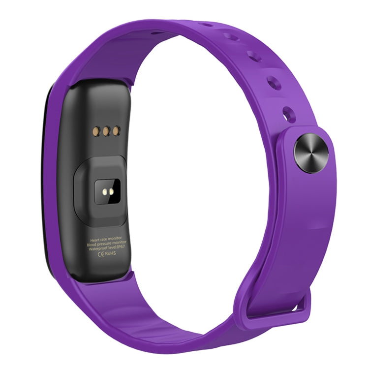 CHIGU C1Plus Fitness Tracker 0.96 inch IPS Screen Smartband Bracelet, IP67 Waterproof, Support Sports Mode / Blood Pressure / Sleep Monitor / Heart Rate Monitor / Fatigue Monitor / Sedentary Reminder (Purple) - Smart Wear by buy2fix | Online Shopping UK | buy2fix