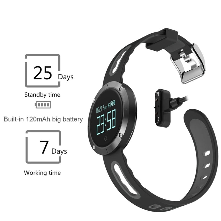 DOMINO DM58 0.95 Inch OLED Large Touch Screen Display Sport Smart Bracelet, IP68 Waterproof and Dustproof, Support Pedometer / Heart Rate Monitor / Blood Pressure Monitor / Notification Remind / Call  ... tor, Compatible with Android and iOS Phones(Black) - Smart Watches by DOMINO | Online Shopping UK | buy2fix