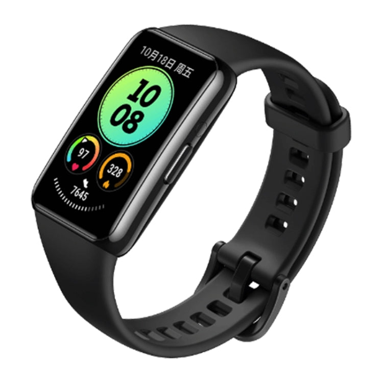 Original Huawei Band 6 Pro 1.47 inch AMOLED Color Screen Bluetooth 5.0 5ATM Waterproof Smart Wristband Bracelet, Support Body Temperature Detection / Blood Oxygen Monitoring / Sleep Monitoring / NFC Smart Card Swiping / 96 Sports Modes(Black) - Wearable Devices by Huawei | Online Shopping UK | buy2fix