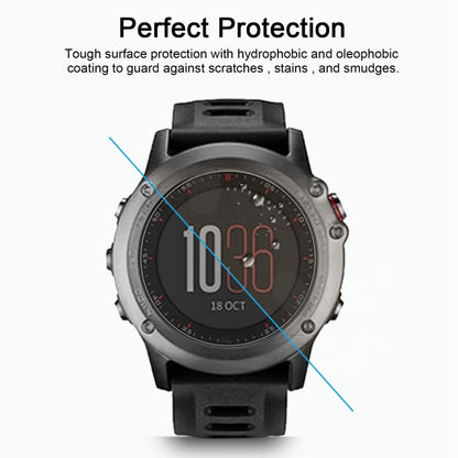 For Garmin Fenix 3 0.26mm 2.5D 9H Tempered Glass Film Screen Protector - Smart Wear by buy2fix | Online Shopping UK | buy2fix