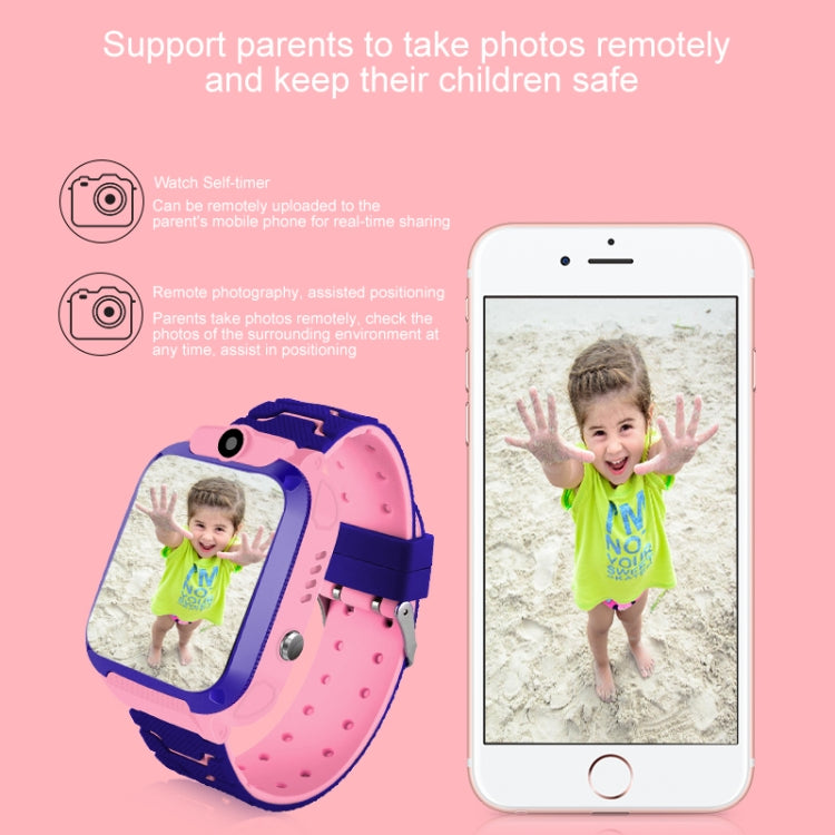 Q120 1.44 inch Color Screen Smartwatch for Children IP67 Waterproof, Support LBS Positioning / Two-way Dialing / One-key First-aid / Voice Monitoring / Setracker APP(Pink) - Smart Wear by buy2fix | Online Shopping UK | buy2fix