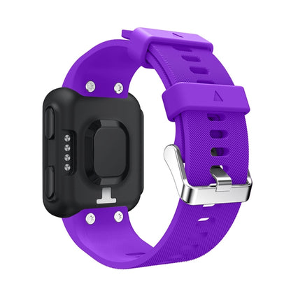 Silicone Sport Watch Band for Garmin Forerunner 35(Purple) - Smart Wear by buy2fix | Online Shopping UK | buy2fix