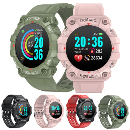 FD68 1.3 inch Color Round Screen Sport Smart Watch, Support Heart Rate / Multi-Sports Mode(Red) - Smart Wear by buy2fix | Online Shopping UK | buy2fix