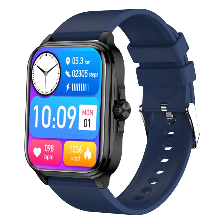 T90 1.91 inch IPS Screen IP67 Waterproof Smart Watch, Support Bluetooth Call / Non-invasive Blood Sugar (Dark Blue) - Smart Watches by buy2fix | Online Shopping UK | buy2fix