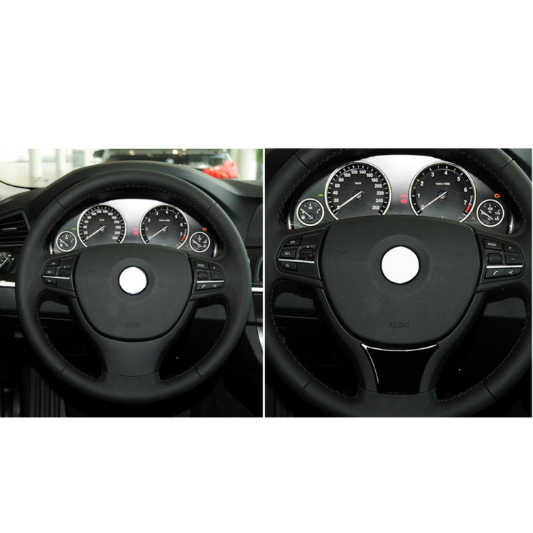 For BMW 5 Series F10 F18 2011-2017 B Edition Car Large Steering Wheel Decorative Sticker,Left and Right Drive Universal - In Car by buy2fix | Online Shopping UK | buy2fix