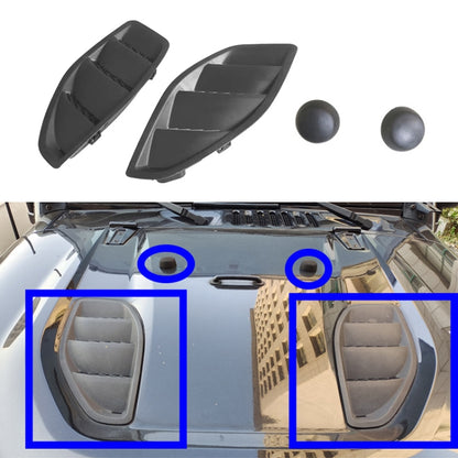 For Jeep Wrangler JK 2007-2017 Car Hood Trim Panel + Hood Ball Head Set - Decorative Sticker by buy2fix | Online Shopping UK | buy2fix