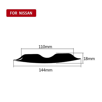 For Nissan 370Z Z34 2009- Car AC Adjustment Decorative Stripe, Left and Right Drive Universal (Black) - In Car by buy2fix | Online Shopping UK | buy2fix