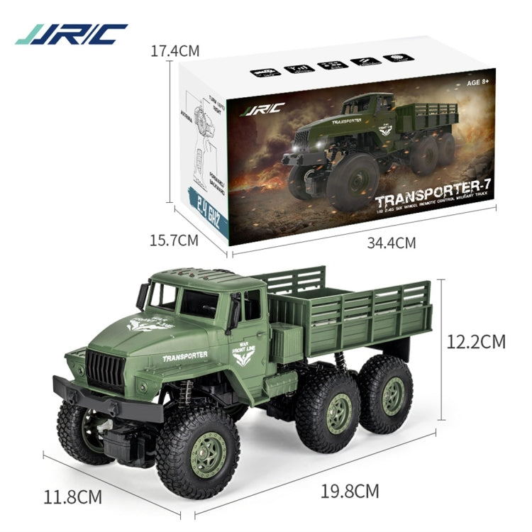 JJR/C 1:18 2.4Ghz 4 Channel Remote Control Dongfeng 7 Six-wheeled Armor Truck Vehicle Toy(Yellow) - RC Cars by JJR/C | Online Shopping UK | buy2fix