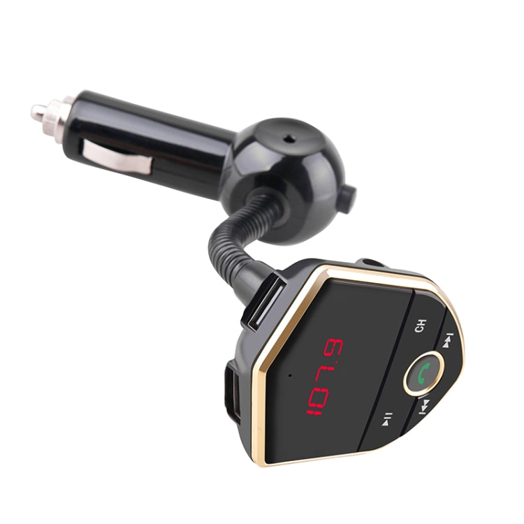 Bluetooth FM Transmitter Wireless In-Car Radio Adapter Music Player Hands-Free Calling Car Kit, Dual USB Charger, Support Bluetooth/ Micro SD Card/ Aux Input/ USB Disk - Bluetooth Car Kits by buy2fix | Online Shopping UK | buy2fix