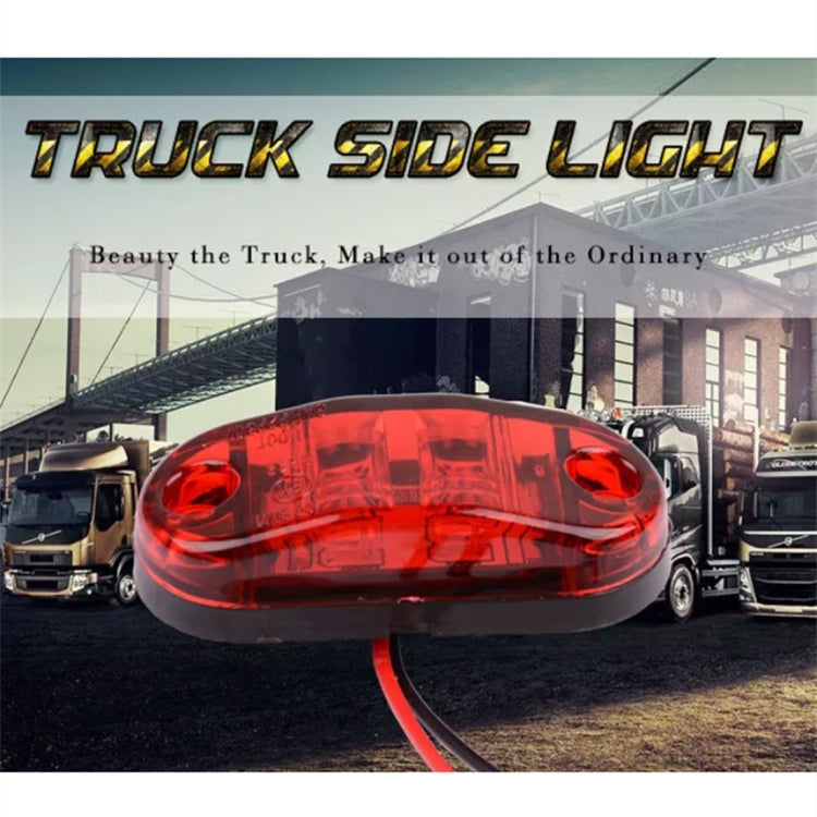 10 PCS 10-30V Car Truck Trailer Piranha LED Side Marker Blinker Lights Bulb, Red Light - Clearance Lights by buy2fix | Online Shopping UK | buy2fix