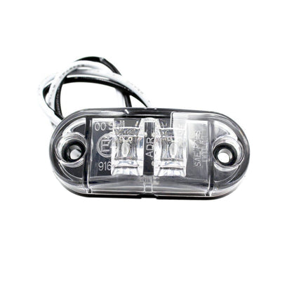 10 PCS Car Truck Trailer Piranha LED Side Marker Indicator Lights Bulb Lamp(White Light) - In Car by buy2fix | Online Shopping UK | buy2fix