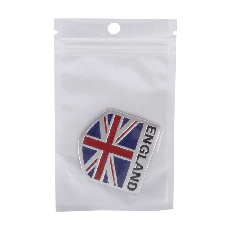 England Flag Style Metal Car Sticker - 3D Metal Sticker by buy2fix | Online Shopping UK | buy2fix