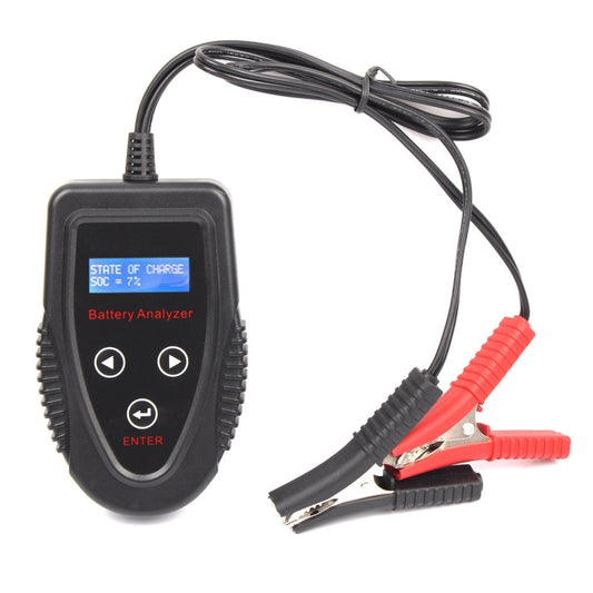 12V Car Battery Tester  LCD Battery Analyzer Car Charge Diagnostic Tool (Black) - In Car by buy2fix | Online Shopping UK | buy2fix