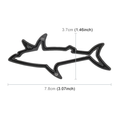 Shark Shape Car Metal Body Decorative Sticker - Decorative Sticker by buy2fix | Online Shopping UK | buy2fix