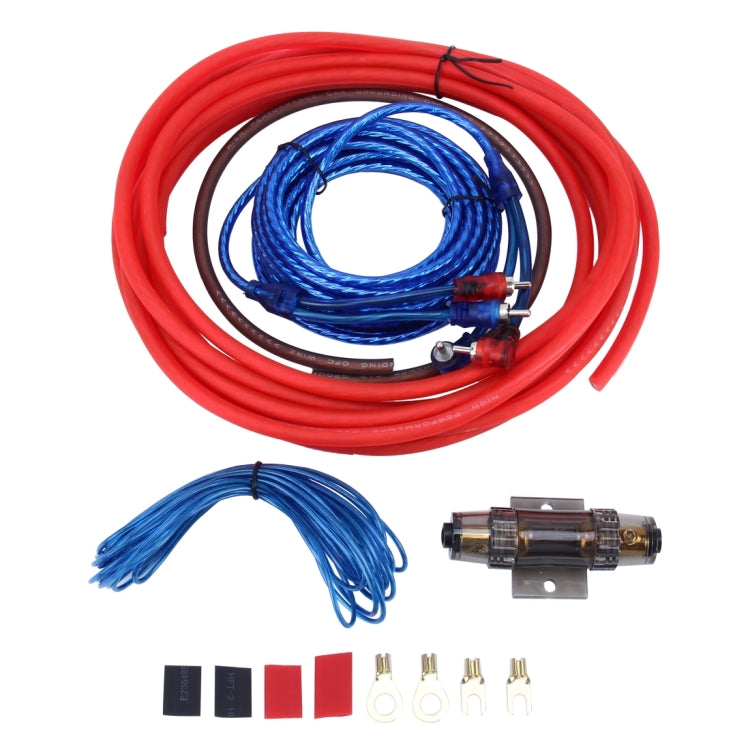 1200W 4GA Car Copper Clad Aluminum Power Subwoofer Amplifier Audio Wire Cable Kit with 60Amp Fuse Holder - In Car by buy2fix | Online Shopping UK | buy2fix