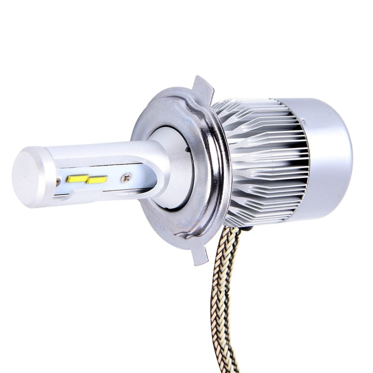 2 PCS  H4 36W 3800LM 6000K 12 High Power LED White Headlamp, DC 8-48V - LED Headlamps by buy2fix | Online Shopping UK | buy2fix
