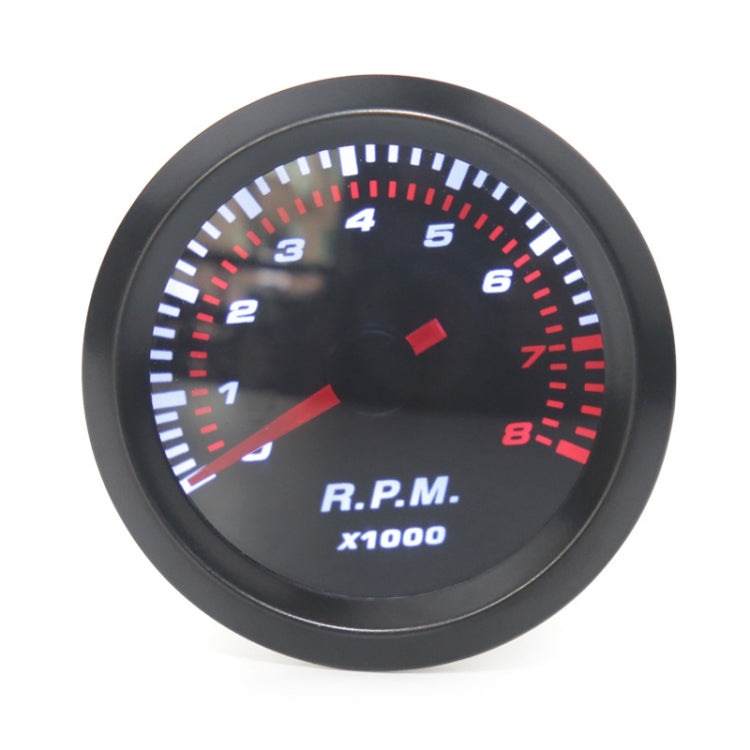 52mm 12V Universal Car Modified Tachometer - In Car by buy2fix | Online Shopping UK | buy2fix