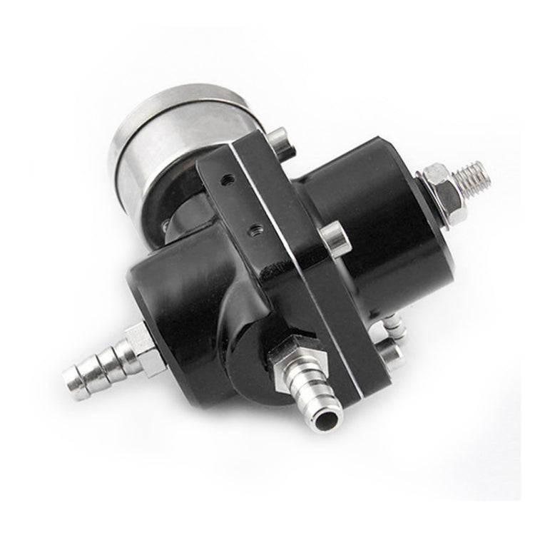 0-140PSI Universal Car Fuel Pressure Regulator with Gauge Adjustable Oil Pressure Regulator - In Car by buy2fix | Online Shopping UK | buy2fix