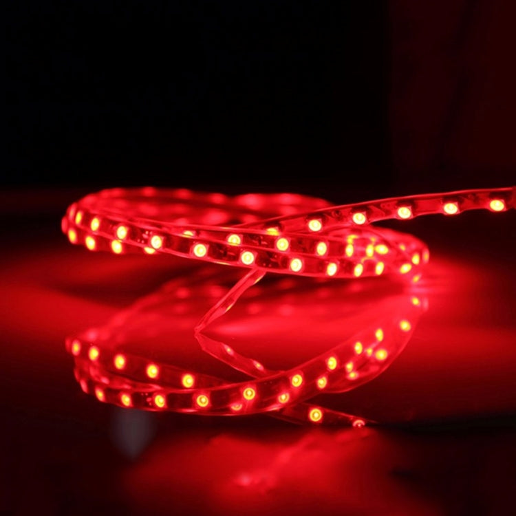 5 PCS Flow Style 45 LED 3528 SMD Waterproof Flexible Car Strip Light for Car Decoration, DC 12V, Length: 90cm(Red Light) - Decorative Lights by buy2fix | Online Shopping UK | buy2fix