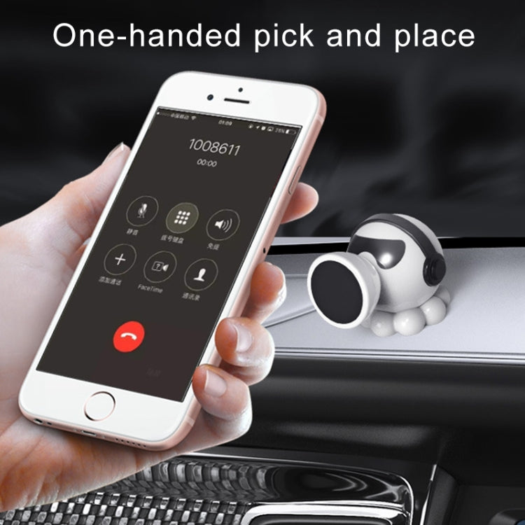 Car Octopus Shape Magnetic Mobile Phone Holder (Silver) - Car Holders by buy2fix | Online Shopping UK | buy2fix