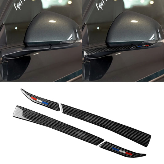 4 PCS Car USA Color Carbon Fiber Rearview Mirror Decorative Sticker for Ford Mustang 2015-2017 - Convex Mirror & Accessories by buy2fix | Online Shopping UK | buy2fix