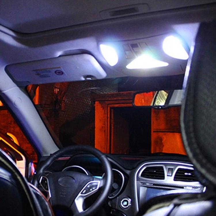 2 PCS 2W 100 LM 6000K 31MM 4 SMD-7020 LEDs Bicuspid Port Decoding Car Dome Lamp LED Reading Light, DC 12V(White Light) - Dome Lights by buy2fix | Online Shopping UK | buy2fix