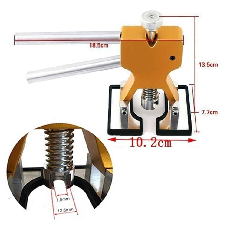 50 in 1 Auto Car Metal PDR Dent Lifter-Glue Puller Tab Hail Removal Paintless Car Dent Repair Tools Kit, with 20W Glue Gun, US Plug or EU Plug - In Car by buy2fix | Online Shopping UK | buy2fix