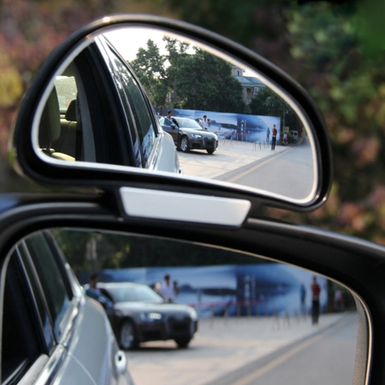 3R-092 Car Blind Spot Right Rear View Wide Angle Adjustable Mirror(Black) - Convex Mirror & Accessories by 3R | Online Shopping UK | buy2fix