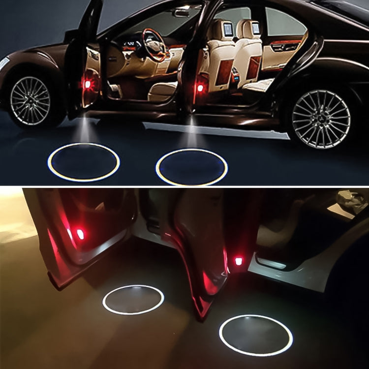 2 PCS LED Car Door Welcome Logo Car Brand 3D Shadow Lights for Volvo - Door Lights by buy2fix | Online Shopping UK | buy2fix