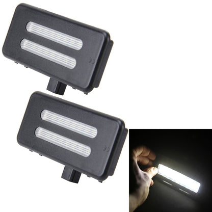 2 PCS White Light Car LED Vanity Mirror Lamp Lights with 18 SMD-3528 Lamps for BMW E60/ E60N/ E61/ E61N/ E90/ E90N/ E91/ E91N/ E92/ E92N/ E70/ E71/ E84/ F25/ X3 - Dome Lights by buy2fix | Online Shopping UK | buy2fix