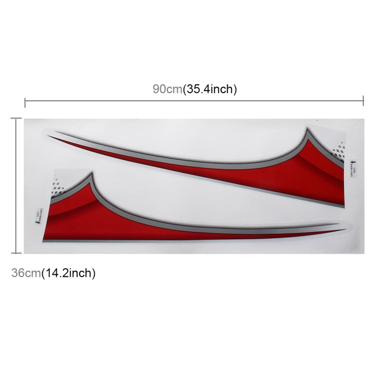 4 PCS SUV Body Decorative Strip Brand Car Streamline Shining Sticker for Toyota Prado 2015 Version - Decorative Sticker by buy2fix | Online Shopping UK | buy2fix