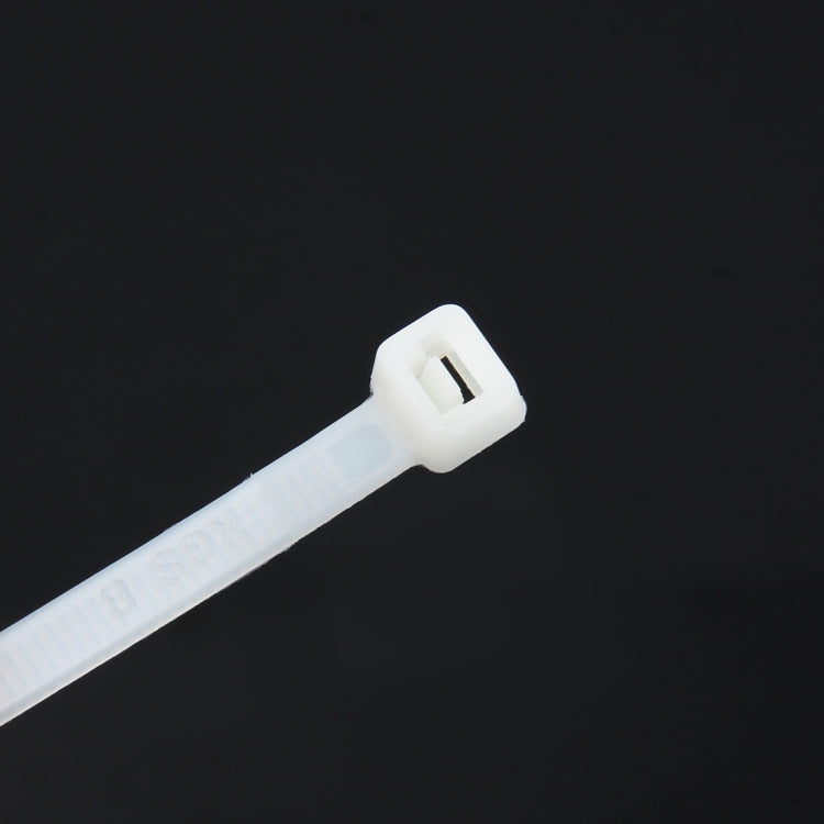 500 PCS 5mm*250mm Nylon Cable Ties(White) - In Car by buy2fix | Online Shopping UK | buy2fix