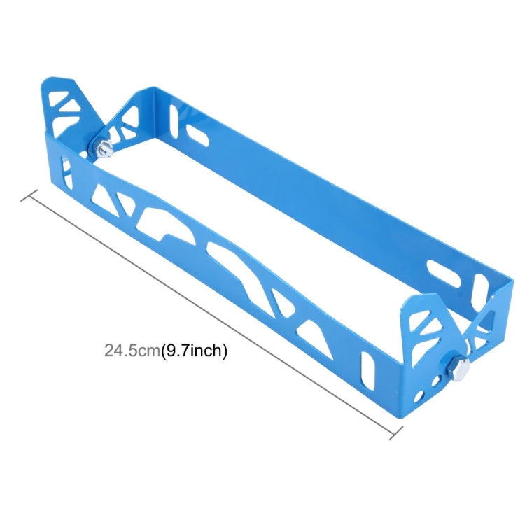 Car Auto Universal Aluminum Alloy Modified License Plate Frame Holder(Blue) - License Plate Covers & Frames by buy2fix | Online Shopping UK | buy2fix