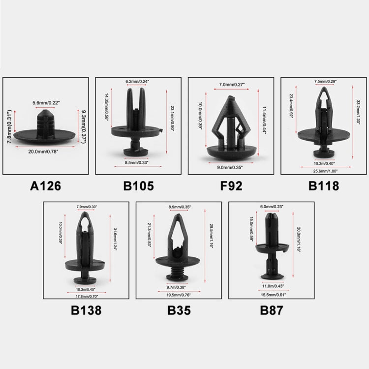 415 PCS Car Retainer Clips Assortment Car Panel Trim Plastic Fasteners Rivet Clips Set - In Car by buy2fix | Online Shopping UK | buy2fix