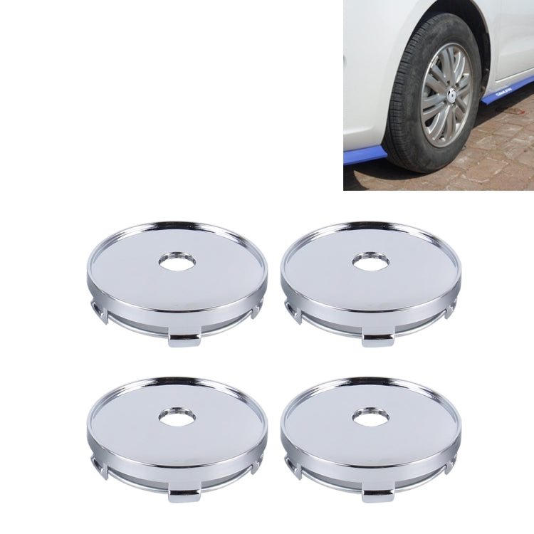 4 PCS Metal Car Styling Accessories Car Emblem Badge Sticker Wheel Hub Caps Centre Cover - In Car by buy2fix | Online Shopping UK | buy2fix