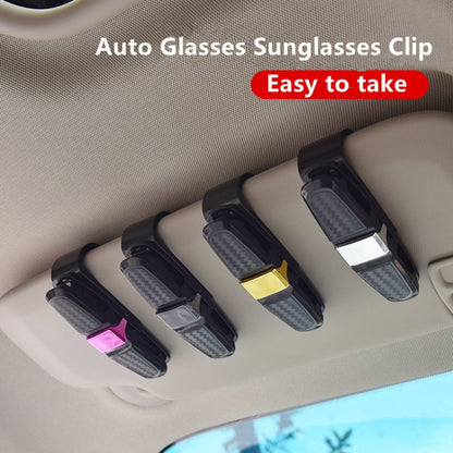 Vehicle Mounted Glasses Clip Car Eyeglass Bill Holder, Package: OPP Bag(Silver) - Sunglasses & Glasses Clips by buy2fix | Online Shopping UK | buy2fix