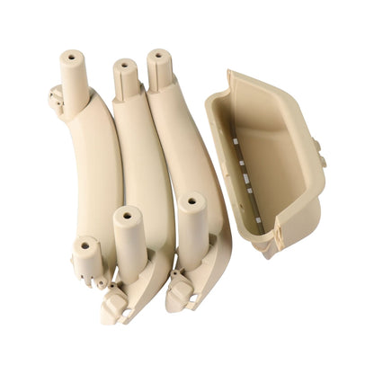 Car Rear Left Inside Doors Handle Pull Trim Cover 5141 7394 519-1 for BMW X3 X4, Left Driving (Beige) - In Car by buy2fix | Online Shopping UK | buy2fix