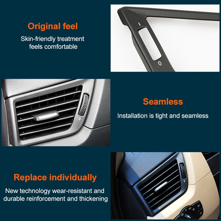 Car Left Side Air Conditioner Vent Panel for BMW X1, Left Driving(Color: Bright) - In Car by buy2fix | Online Shopping UK | buy2fix