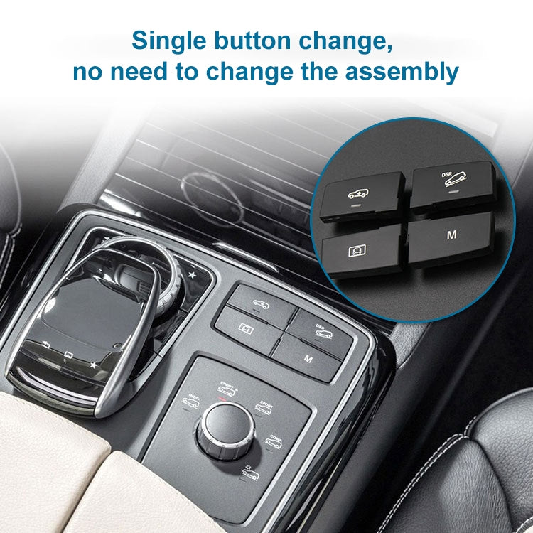 Car Model B4 Downhill Auxiliary Switch Shift Button for Mercedes-Benz GL GLE Class W166, Left Driving - In Car by buy2fix | Online Shopping UK | buy2fix